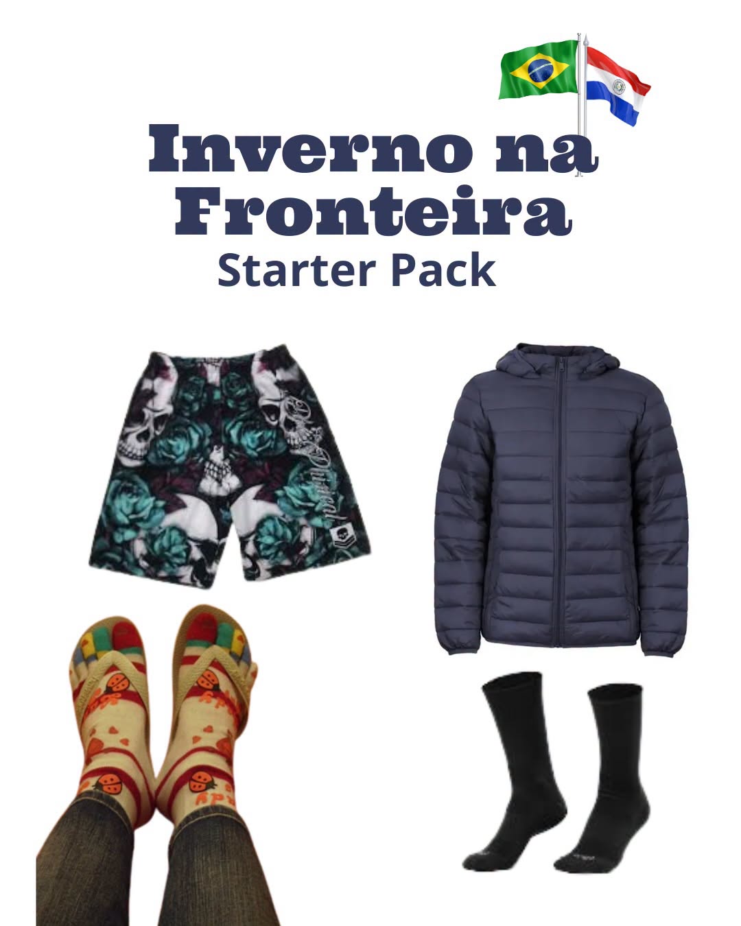 Starter Pack do frio na fronteira ativado!